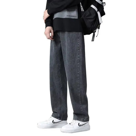 Unisex Black Highwaist Wide Leg Jeans for men AND women-Black Wide Leg Jeans