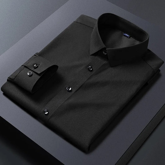 Men’s Black Slim Fit Dress Shirt | Formal & Casual Wear