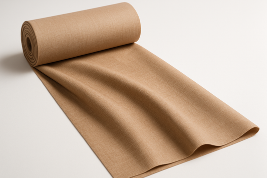 beige color fabric roll for dree pant