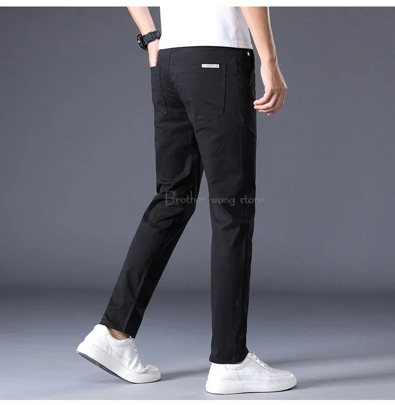 Men’s Stretchable Slim-Fit Cotton Jeans – Premium Quality Comfortable Pants