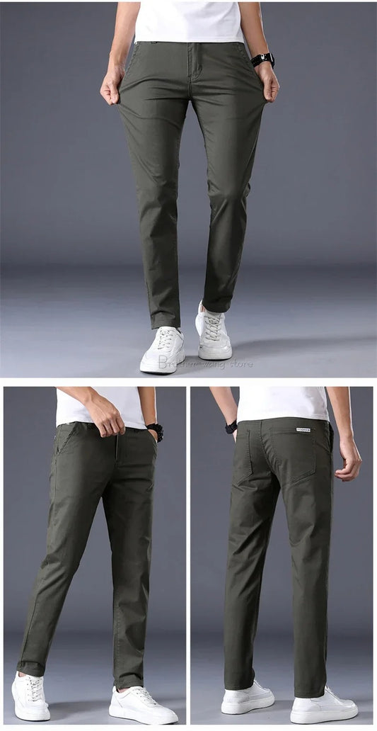 Men’s Stretchable Slim-Fit Cotton Jeans – Premium Quality Comfortable Pants