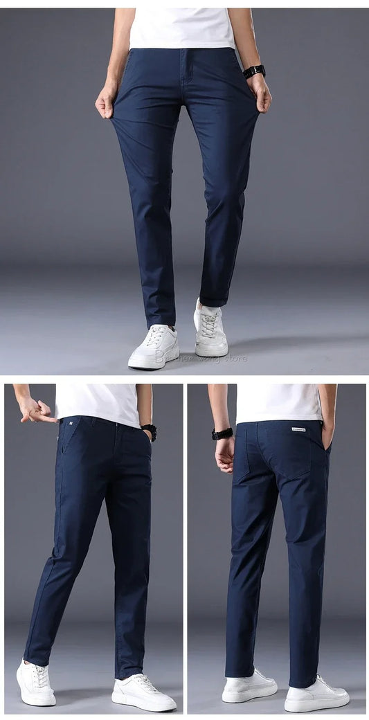 Men’s Stretchable Slim-Fit Cotton Jeans – Premium Quality Comfortable Pants