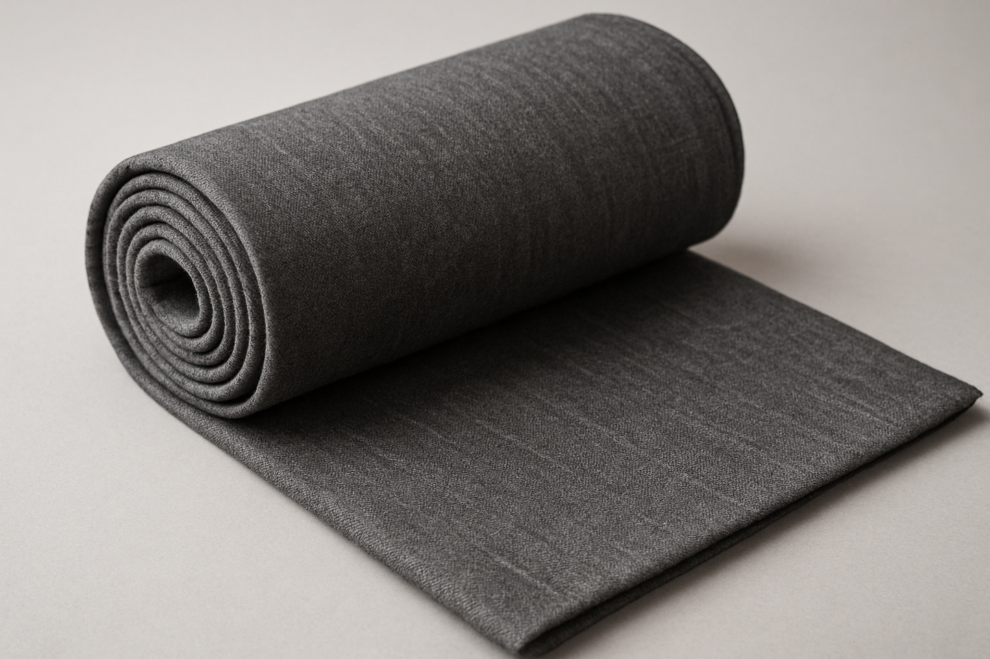 grey color dress pant fabric image like a rolled fabric