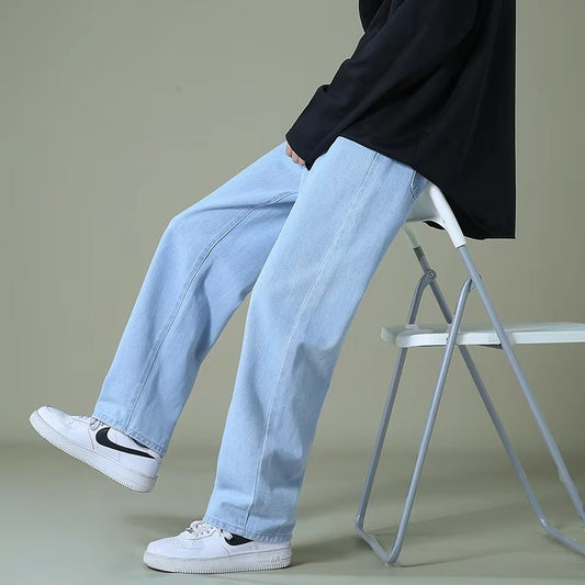 Baggy Jeans for Men & Women | SKY BLUE COLOR| Relaxed Fit Denim PantS