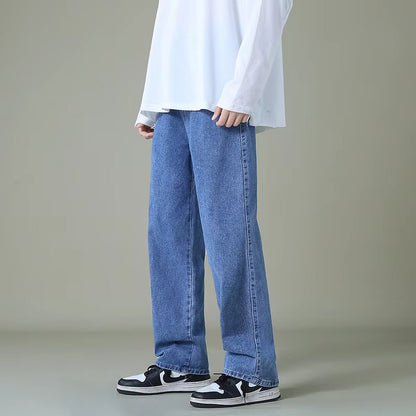 Trendy Baggy Jeans | Oversized & Wide Leg Denim for Everyday Style|color sky,blue,black