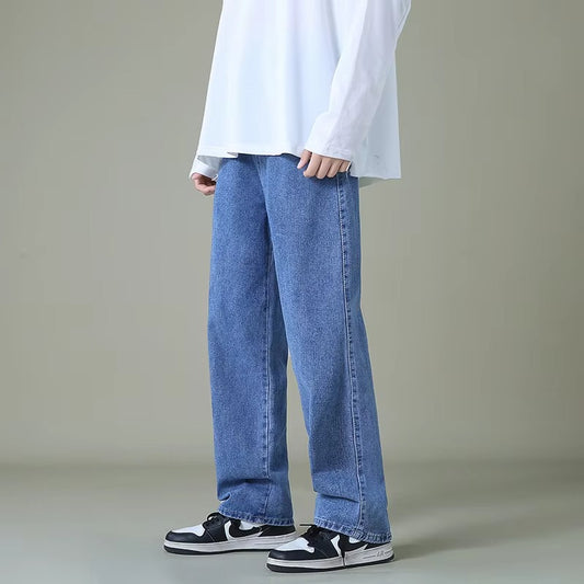 Trendy Baggy Jeans | Oversized & Wide Leg Denim for Everyday Style|color blue