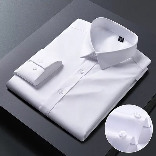 Men’s White Slim Fit Dress Shirt | Formal & Casual Wear