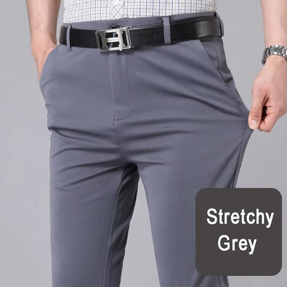 Men’s Classic Grey Dress Pant – Modern Formal Essential
