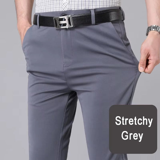 Men’s Classic Grey Dress Pant – Modern Formal Essential