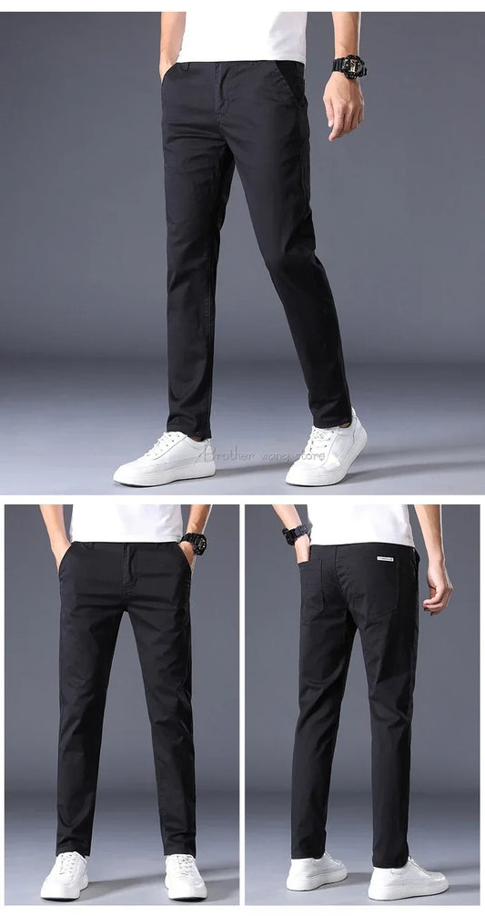 Men’s Stretchable Slim-Fit Cotton Jeans – Premium Quality Comfortable Pants