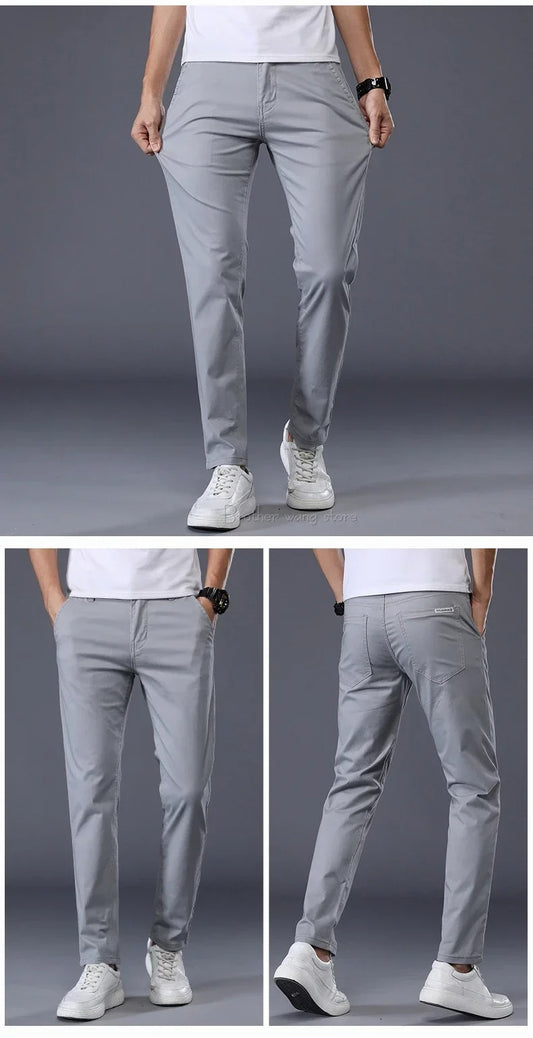 Men’s Stretchable Slim-Fit Cotton Jeans – Premium Quality Comfortable Pants