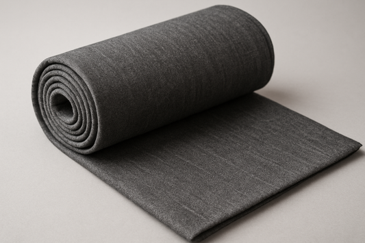 grey color dress pant fabric image like a rolled fabric