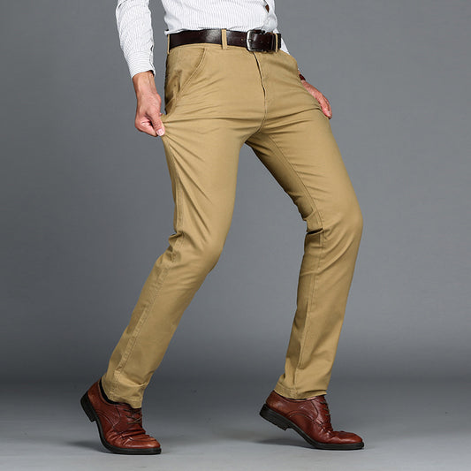 Beautiful Slim-Fit Cotton Jeans Pant in Beige Color for Boys Men Fashion for Regular and party wear.